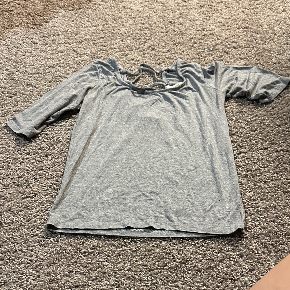 Gray Women's Top